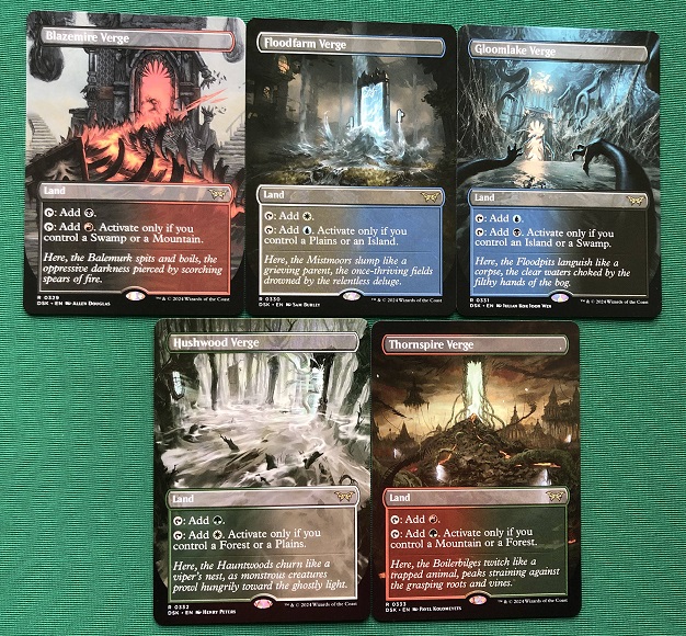 Clockwise Verge Land DSK Alternate Art Duskmourn- House of Horror Alternate Art